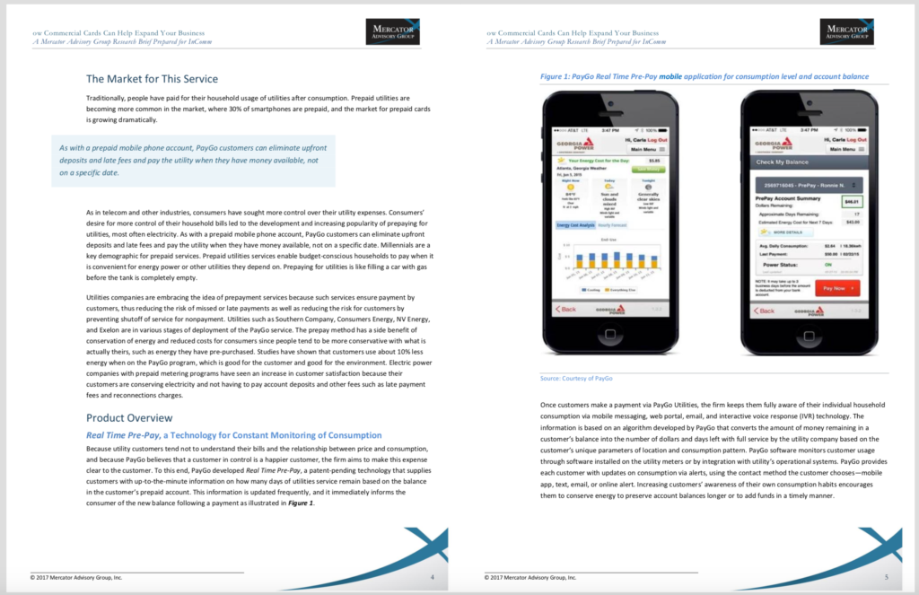 Mercator Advisory Group White Paper on PayGo Utilities